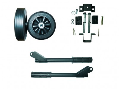 общий вид модели комплект колес и ручек для генератора